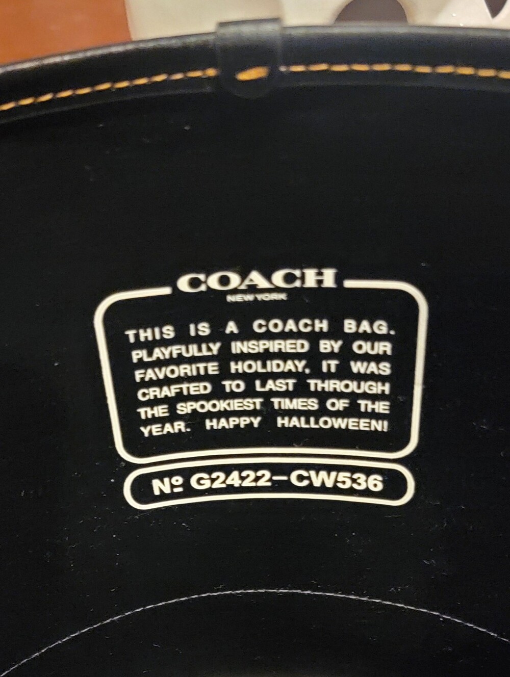 Coach Halloween Bucket - Picture 5 of 7